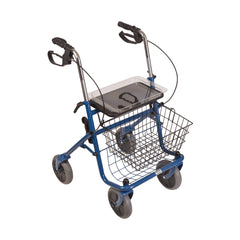 DMI Traditional Steel Rollator Walker with Padded Seat AM-501-1013-0100