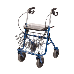 DMI Traditional Steel Rollator Walker with Padded Seat AM-501-1013-0100