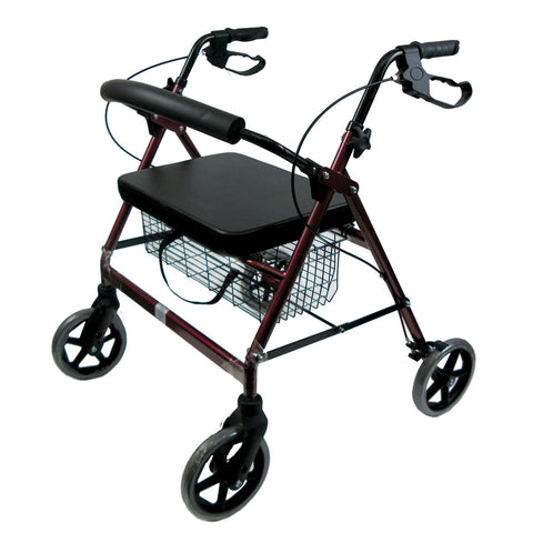 DMI Extra-Wide Heavy Duty Steel Bariatric Rollator Walker AM-501-1032-0700