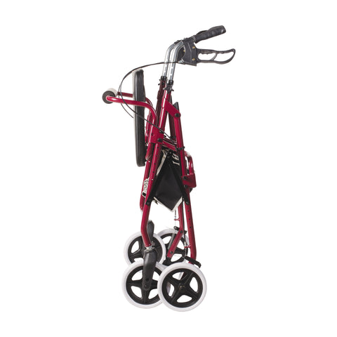 DMI Lightweight Adjustable Seat Aluminum Rollator Walker AM-501-1048-0700