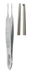 Tissue Forceps Miltex® Graefe 2-3/4 Inch Length OR Grade German Stainless Steel NonSterile NonLocking Thumb Handle Straight 1 X 2 Teeth