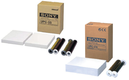 Print Media Diagnostic Recording Paper Sony® Color Print Paper 5-7/8 X 8-3/8 Inch Roll Without Grid