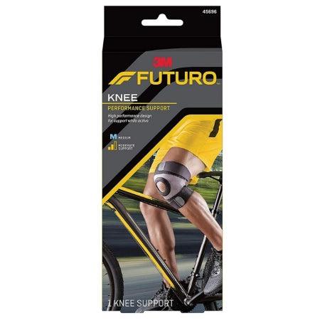 3M Knee Brace 3M™ Futuro™ Sport Moisture Control Medium Pull-On / Hook and Loop Strap Closure 15 to 17 Inch Knee Circumference Left or Right Knee