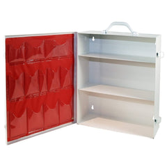Medique Products First Aid Cabinet Mobile Stainless Steel 3 Shelves - M-502240-2927 - Each