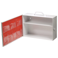 Medique Products First Aid Cabinet Mobile Stainless Steel 2 Shelves - M-502241-2284 - Each
