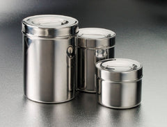 Dukal Sundry Jar Stainless Steel 2-1/4 Qt 6-1/2 X 5 Inch - M-503264-3827 - Box of 12