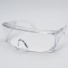 MCR Safety / Crews Inc Safety Glasses Yukon® Wraparound Clear Tint Polycarbonate Lens Clear Frame Over Ear One Size Fits Most