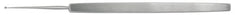 Miltex Chalazion Curette Miltex® Meyhoefer 5 Inch Length Single-ended Solid Flat Handle Size 2, 2 mm Tip Round Cup Tip - M-503896-2668 - Each