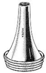 Miltex Ear Speculum Tip Round Tip Size 5 Stainless Steel 5 mm Reusable