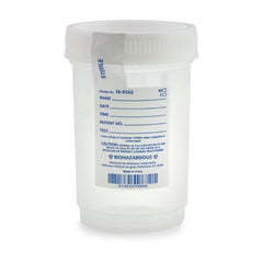 Specimen Container for Pneumatic Tube Systems McKesson Polypropylene 120 mL (4 oz.) Screw Cap Sterile