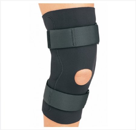 DJO Hinged Knee Brace ProCare® X-Small Hook and Loop Closure Left or Right Knee