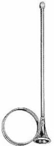 Miltex Needle Guide 5 1/2 Inch, Iowa Trumpet Pudendal, Straight