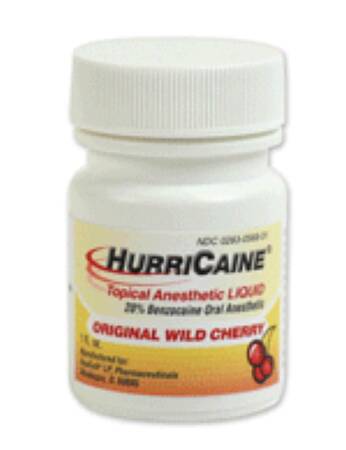Beutlich Inc Oral Pain Relief HurriCaine® 20% Strength Benzocaine Liquid 1 oz.