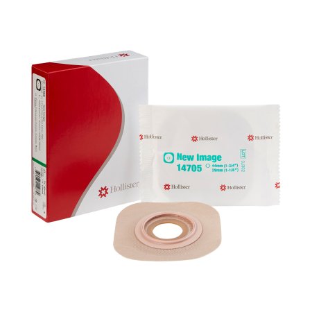 Hollister Ostomy Barrier New Image™ Flextend™ Pre-Cut, Extended Wear Adhesive Tape 44 mm Flange Green Code System Hydrocolloid 1-1/8 Inch Opening