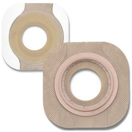 Hollister Ostomy Barrier New Image™ Flextend™ Pre-Cut, Extended Wear Adhesive Tape 44 mm Flange Green Code System Hydrocolloid 1-1/4 Inch Opening