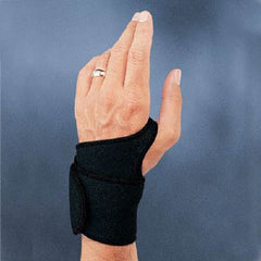 Patterson Medical Supply Wrist Support Sammons Preston® Wraparound Neoprene Left or Right Hand Black One Size Fits Most