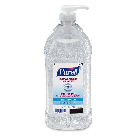 GOJO Hand Sanitizer Purell® Advanced 2,000 mL Ethyl Alcohol Gel Pump Bottle