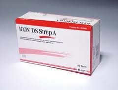 Hemocue Rapid Test Kit Icon® DS Infectious Disease Immunoassay Strep A Test Throat / Tonsil Saliva Sample 25 Tests