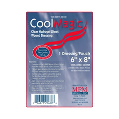 MPM Medical Hydrogel Dressing CoolMagic™ 6 x 8 Inch