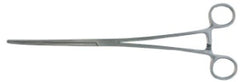 BR Surgical Dressing Forceps BR Surgical Bozeman 10-1/2 Inch Length Surgical Grade Stainless Steel NonSterile Ratchet Lock Finger Ring Handle Double Curved - M-507538-2547 - Each