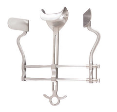 Miltex Abdominal Retractor Miltex® Side Blade-2-3/4 Inch / Center Blade-3 X 1-3/4 Inch OR Grade - M-507650-2635 - Each