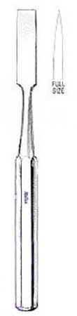 Miltex Osteotome Miltex® Hibbs 6.4 mm Straight Blade OR Grade Stainless Steel NonSterile 9 Inch Length - M-507675-4486 - Each