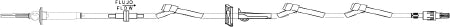 ICU Medical Primary Administration Set 10 Drops / mL Drip Rate 110 Inch Tubing 3 Ports - M-508246-4634 - Case of 50