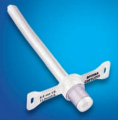 Smiths Medical Tracheostomy Tube Bivona® Hyperflex™ Extra Length Fixed Neck Flange Size 8 Uncuffed