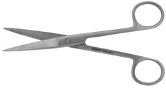 BR Surgical Operating Scissors BR Surgical 5-1/2 Inch Length Surgical Grade Stainless Steel Finger Ring Handle Straight Sharp Tip / Sharp Tip - M-509696-3003 - Each