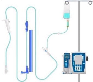 Baxter Primary Administration Set 10 Drops / mL Drip Rate 105 Inch Tubing 2 Ports - M-510217-4340 - Case of 48