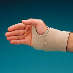 Patterson Medical Supply Wrist Support Rolyan® Universal Wraparound Neoprene Left or Right Hand Beige One Size Fits Most