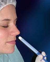 Stradis Medical Professional Nasal Packing with Applicator Rhino Rocket® Slimline PVA Expandacell® Foam Non-impregnated Medium 1 X 2 X 5 cm 8 Count Sterile