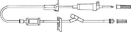 Advanced Medical Systems Primary Administration Set 20 Drops / mL Drip Rate 84 Inch Tubing 1 Port - M-511746-4792 - Case of 50