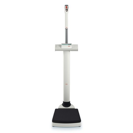 Seca Column Scale with Height Rod seca® 703 Digital Display 660 lbs. / 300 kg Capacity White AC Adapter / Battery Operated