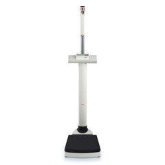 Seca Column Scale with Height Rod seca® 703 Digital Display 660 lbs. / 300 kg Capacity White AC Adapter / Battery Operated