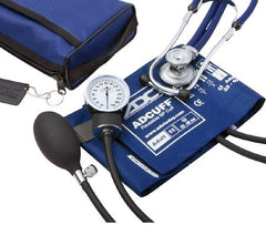 American Diagnostic Corp Aneroid Sphygmomanometer Combo Kit Pocket Style Hand Held Size 11 Nylon Cuff 22 Inch Stethoscope Tube Adscope Sprague Stethoscope