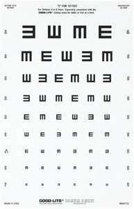 Good-Lite Eye Chart Good-Lite® 10 Foot Measurement Acuity Test