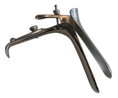 BR Surgical Vaginal Speculum BR Surgical Graves NonSterile Surgical Grade German Stainless Steel Large Right Side Open Reusable Without Light Source Capability - M-512442-1407 - Each