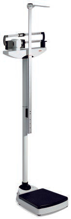 Seca Column Scale with Height Rod seca® 700 Balance Beam Display 400 lbs. / 220 kg Capacity White Analog