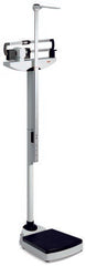 Seca Column Scale with Height Rod seca® 700 Balance Beam Display 400 lbs. / 220 kg Capacity White Analog