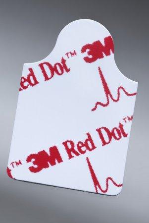 3M ECG Tab Electrode 3M™ Red Dot™ Resting Non-Radiolucent 100 per Pack