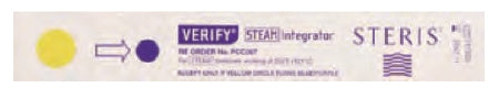 Steris Verify® SixCess™ Sterilization Flash Indicator Strip Steam 2-3/4 Inch