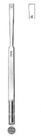 Miltex Osteotome Miltex® Cottle 4 mm Width Straight Blade with Rounded Corners OR Grade Stainless Steel NonSterile 7 Inch Length - M-514248-4168 - Each