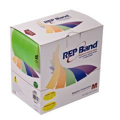 Fabrication Enterprises Exercise Resistance Band REP Band® Lime 4 Inch X 50 Yard Medium Resistance