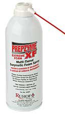 Ruhof Healthcare Enzymatic Instrument Detergent Prepzyme® XF Foam RTU 14 oz. Spray Bottle Unscented - M-515074-3224 - Case of 24
