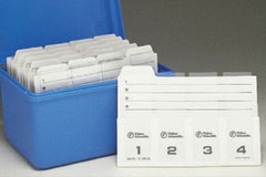 Fisher Scientific Slide Holder Fisherbrand® 12 Slide Capacity, File Box For Microscope Slides