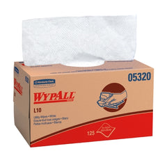 Kimberly Clark Task Wipe WypAll® L10 Light Duty White NonSterile 1 Ply Tissue 9 X 10-1/4 Inch Disposable - M-516632-1463 - Case of 2250