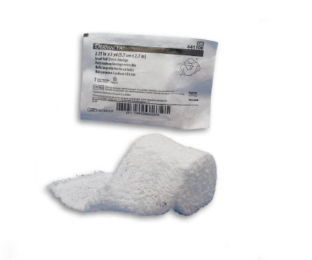 Cardinal Fluff Bandage Roll Dermacea™ Gauze 6-Ply 2-1/4 Inch X 3 Yard Roll Shape Sterile