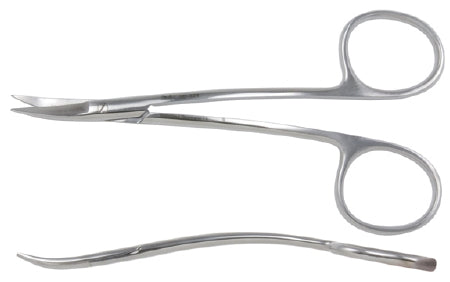 Miltex Operating Scissors Miltex® LaGrange 4-1/4 Inch Length Surgical Grade Stainless Steel NonSterile Finger Ring Handle Curved Blade Sharp Tip / Sharp Tip - M-516770-2627 - Each