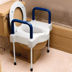 Patterson Medical Supply Raised Toilet Seat Tall-Ette® 4 Inch Height White 350 lbs. Weight Capacity